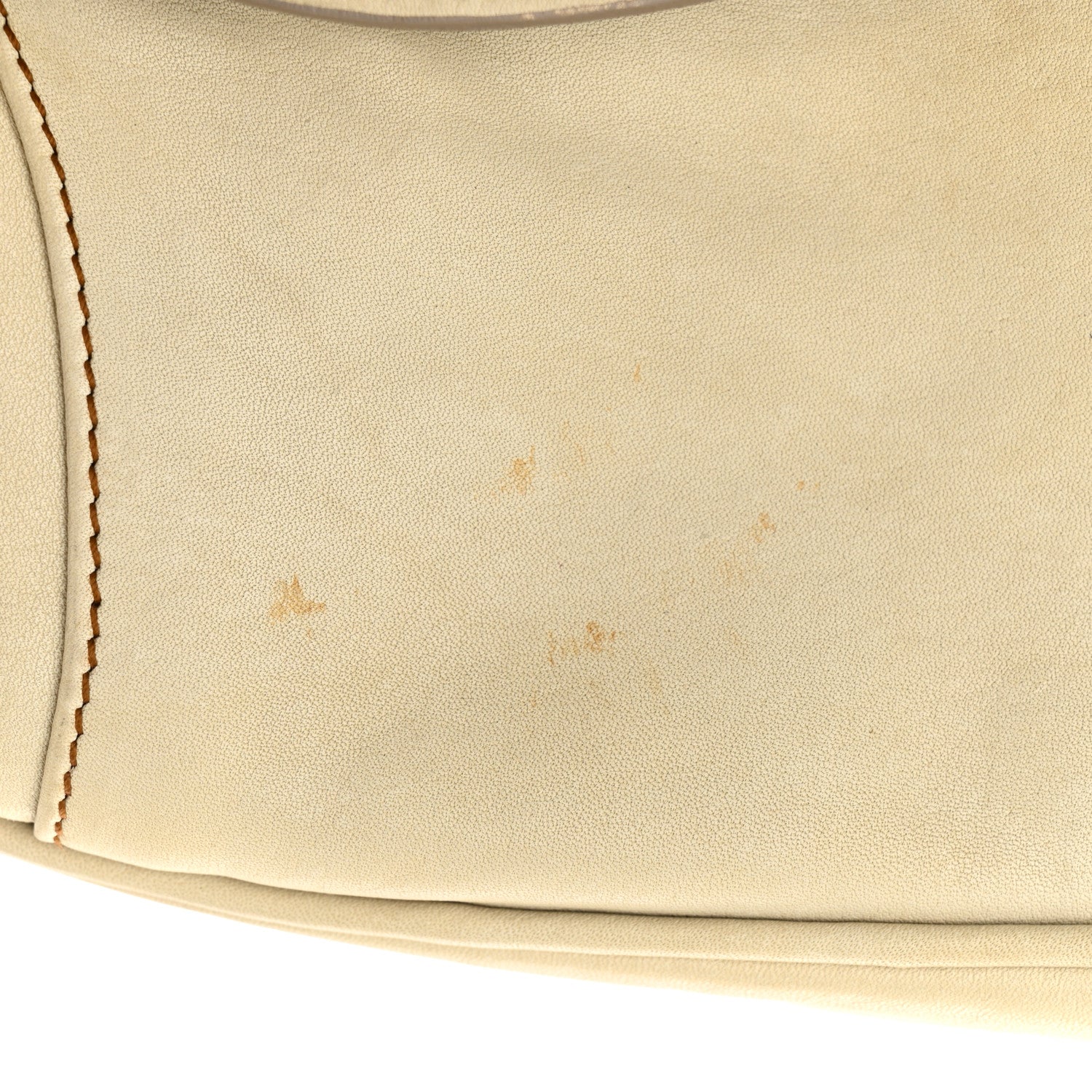 Christian Dior Calfskin Medium Gaucho Double Saddle Bag Ivory 12 of 13
