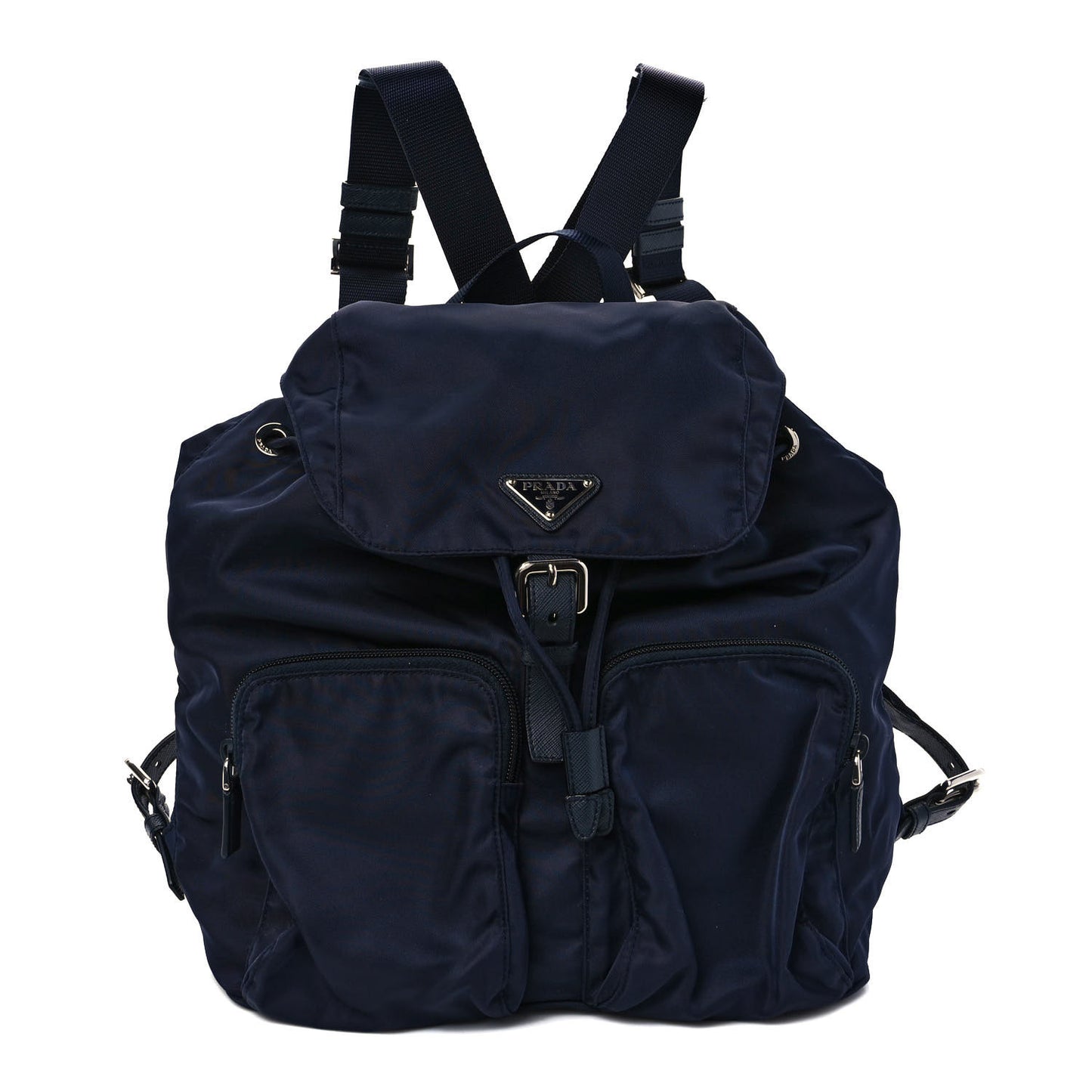 Nylon Vela Large Backpack Navy