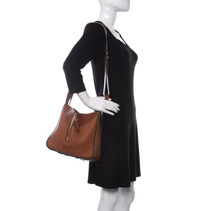 Loewe Calfskin Small Hammock Shoulder Bag Tan 2 of 16