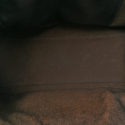 Prada Soft Grain Calfskin Large Tote Bag Black 5 of 12