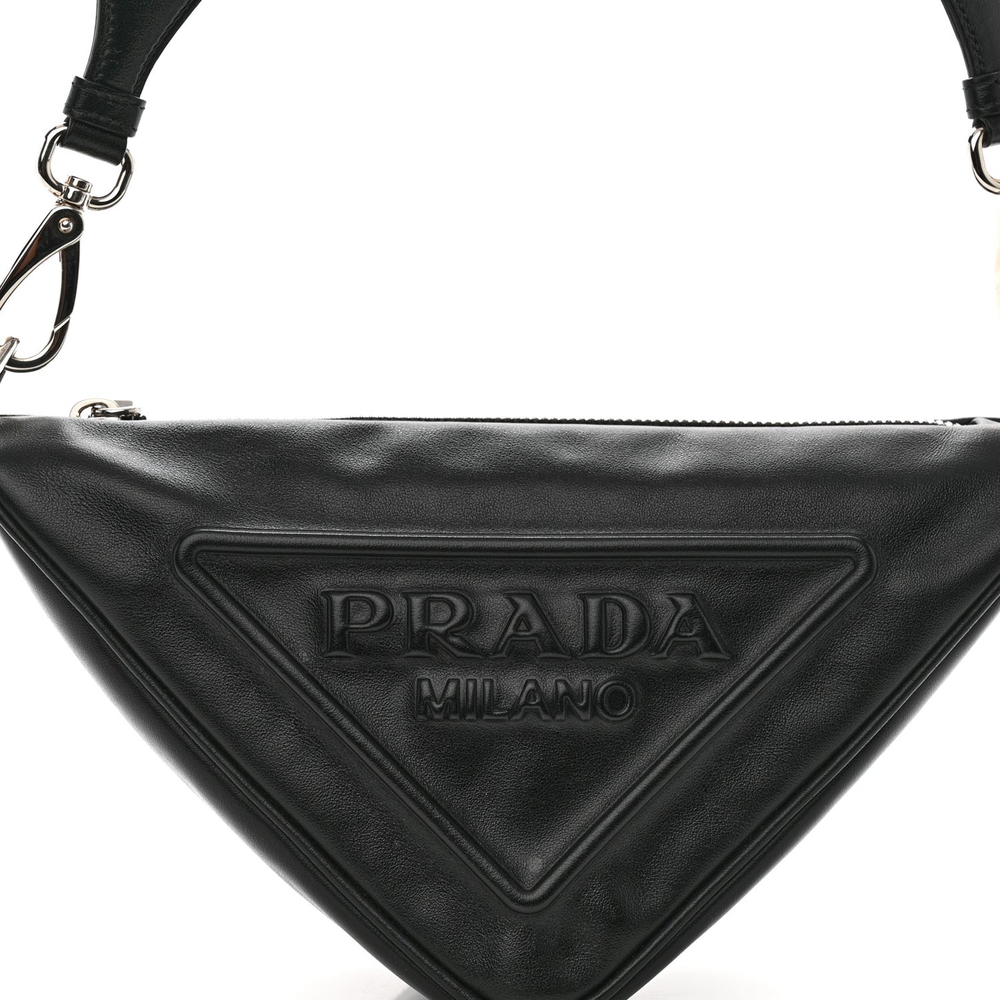 Grace Lux Triangle Shoulder Bag Black