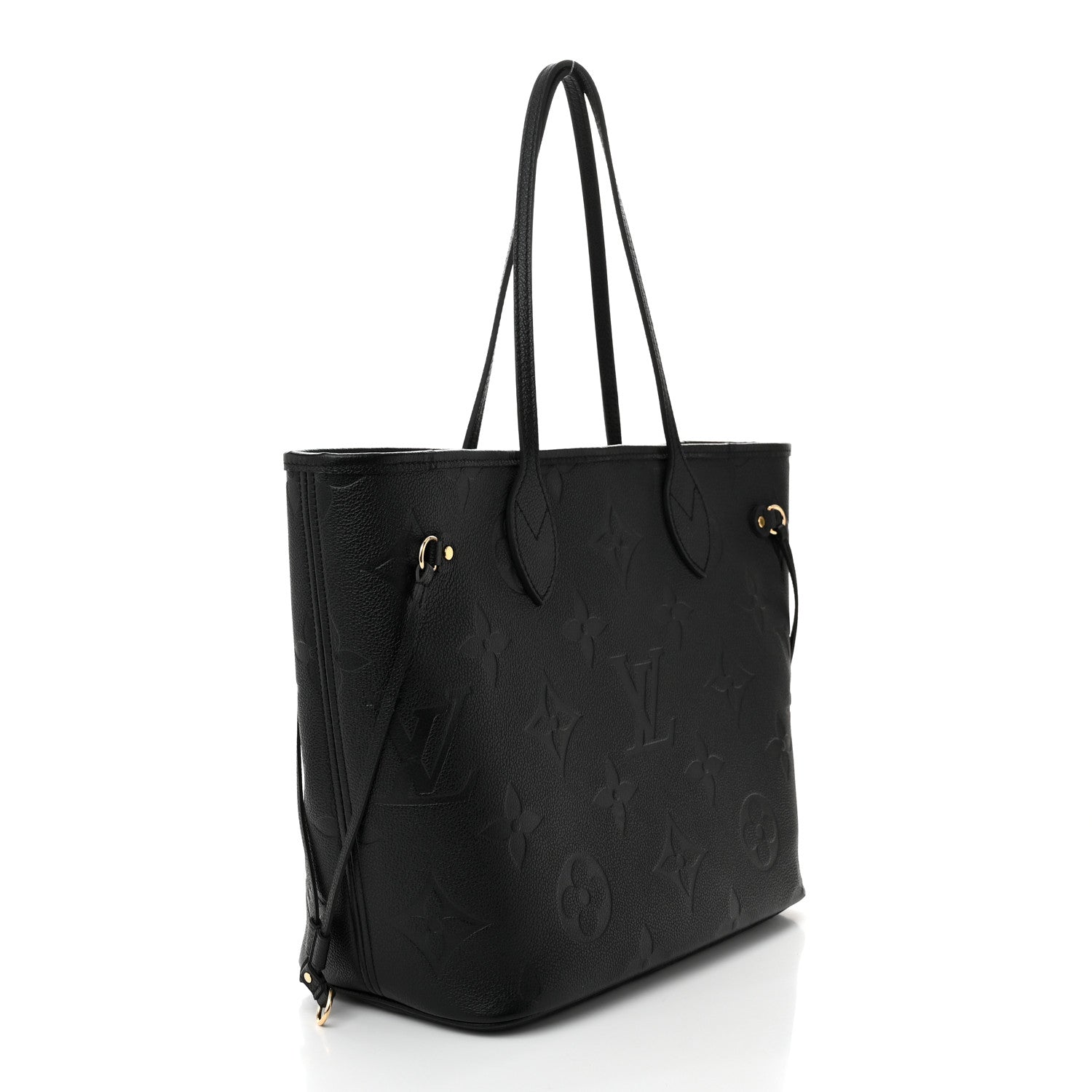 Louis Vuitton Empreinte Monogram Giant Neverfull MM Black 4 of 10