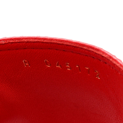 Chanel Shiny Calfskin CC Mules 40 Red 8 of 8