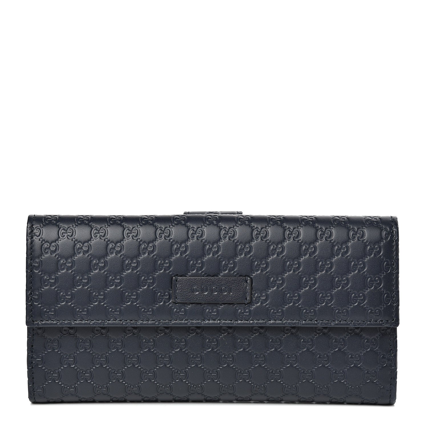 Gucci Microguccissima Continental Flap Wallet Navy 1 of 10