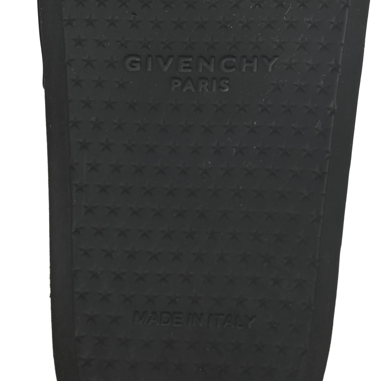 Givenchy Rubber Logo Pool Slide Sandals 37 Black 6 of 8