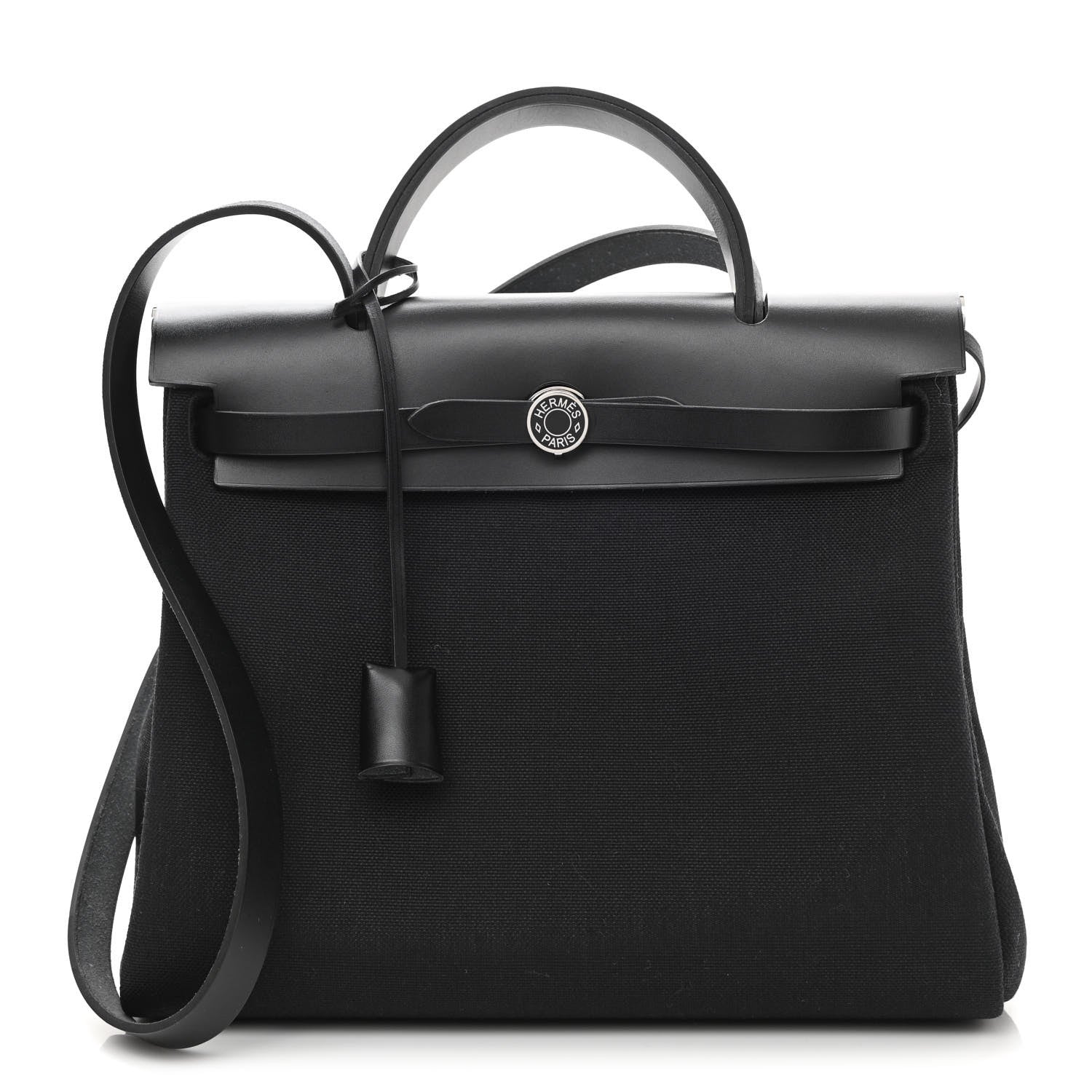 Hermes Toile Vache Hunter Herbag Zip PM 31 Black 2 of 11