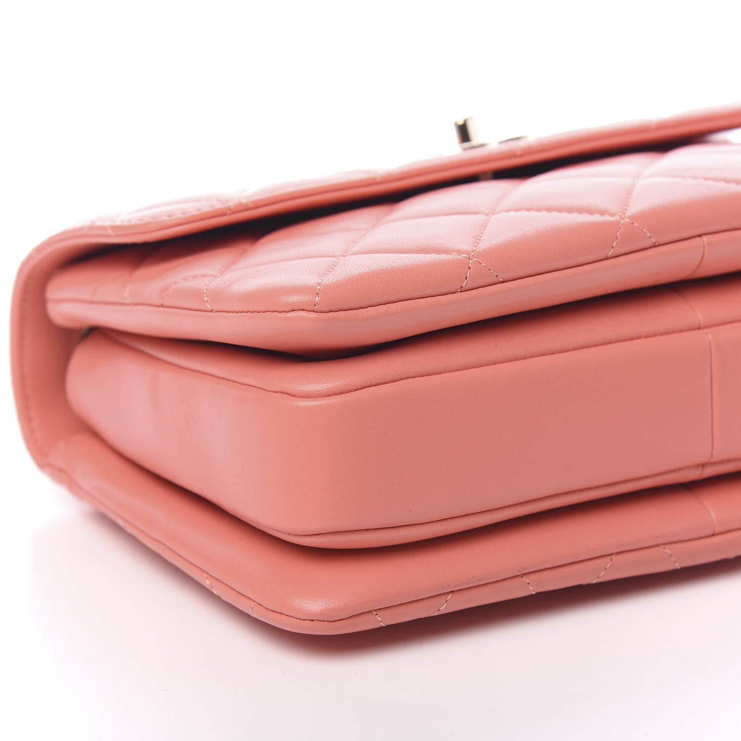 Chanel Lambskin Quilted Small Trendy CC Flap Dual Handle Bag Coral 8 of 11
