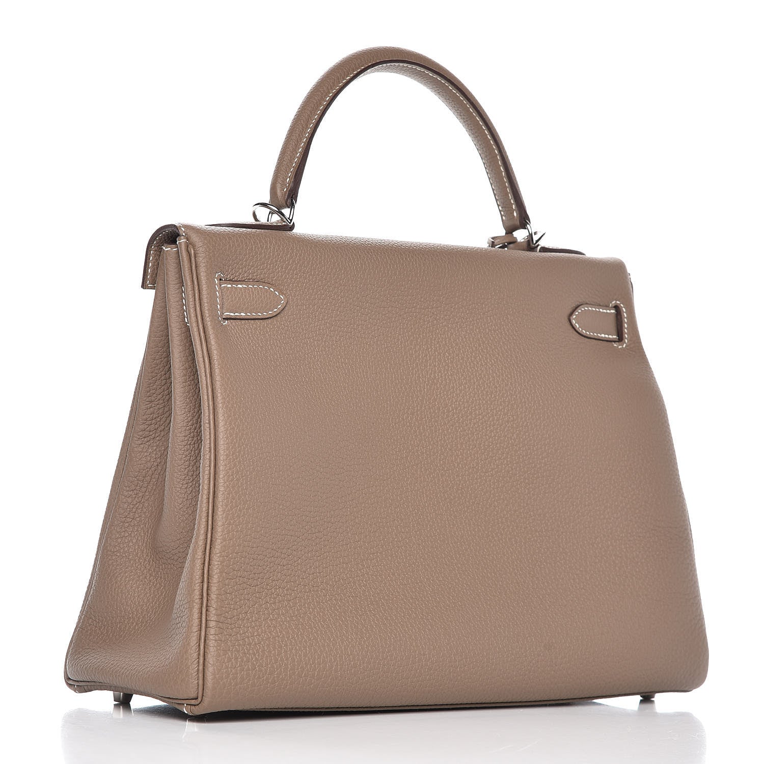 Hermes Togo Kelly Retourne 32 Etoupe 4 of 34