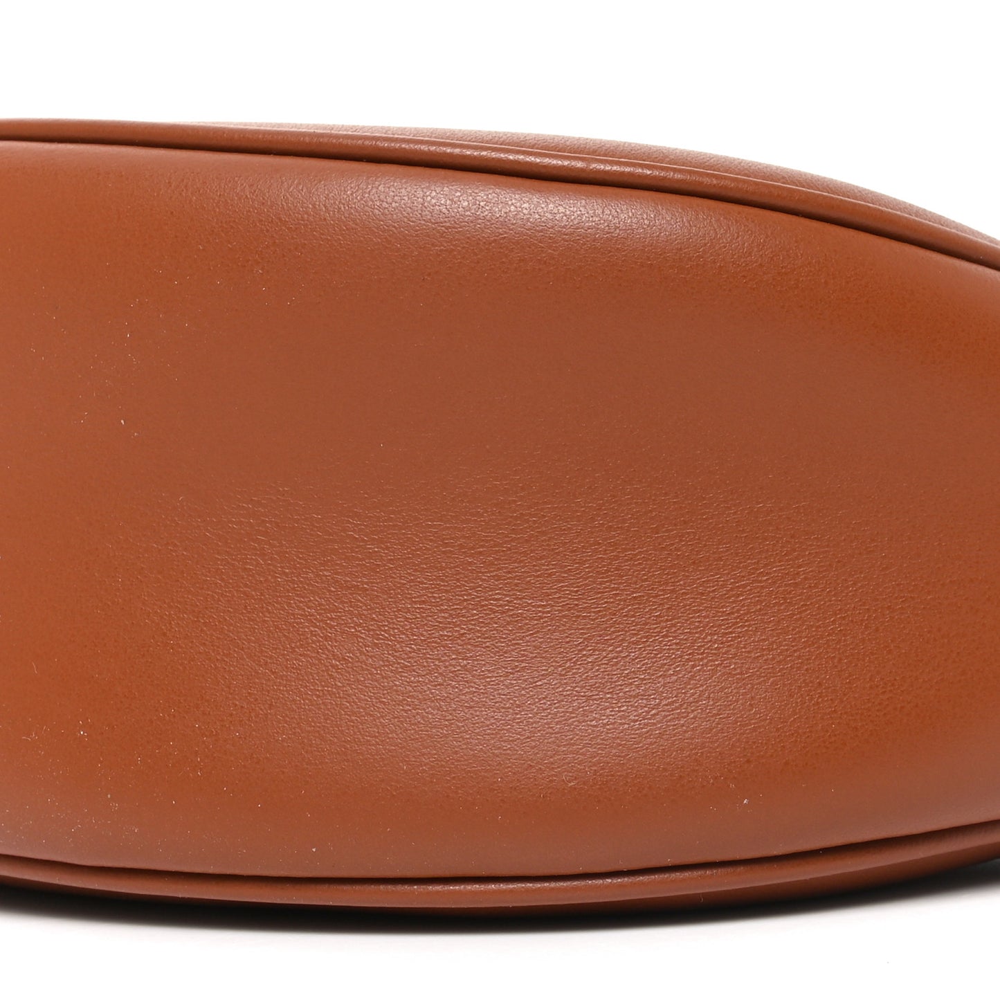 Smooth Calfskin Medium Strap Ava Triomphe Shoulder Bag Tan