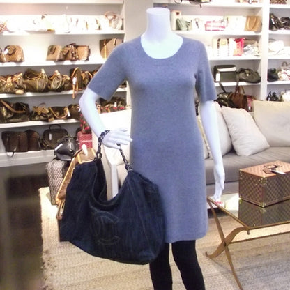 Chanel Denim XL Coco Cabas Tote Blue 2 of 14