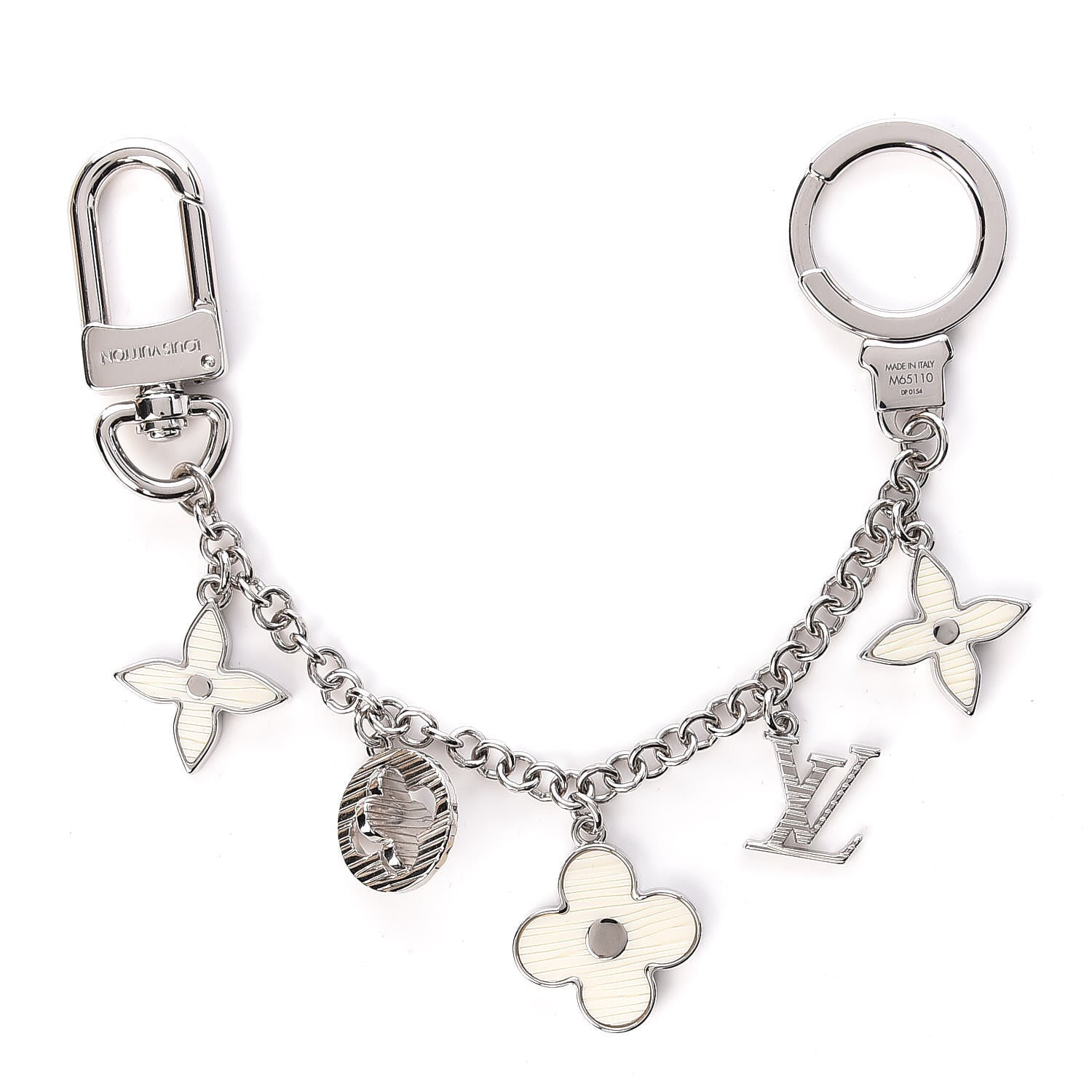 Louis Vuitton Fleur d'Epi Bag Charm Chain Ivory 1 of 2