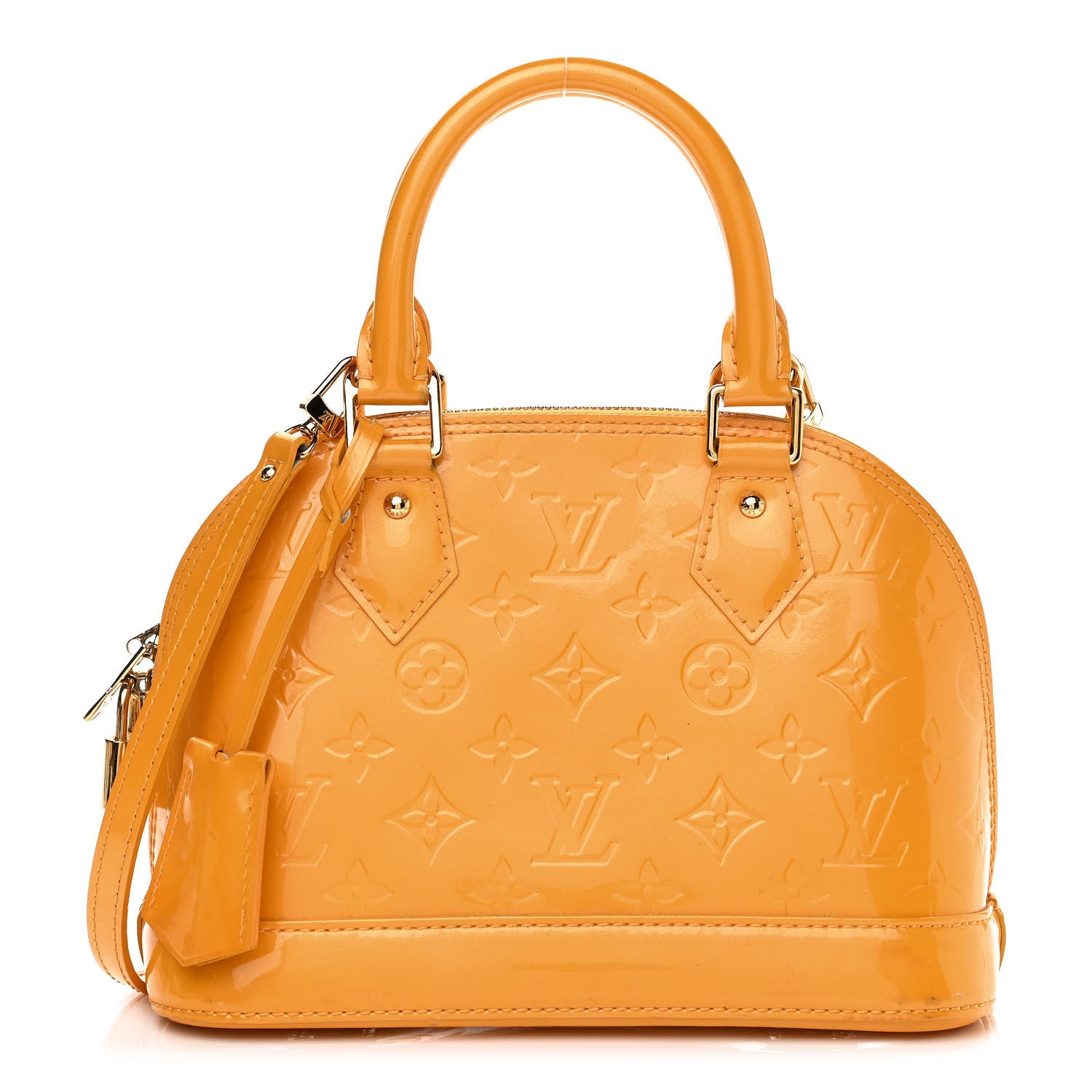 Louis Vuitton Vernis Alma BB Jaune Passion 1 of 12