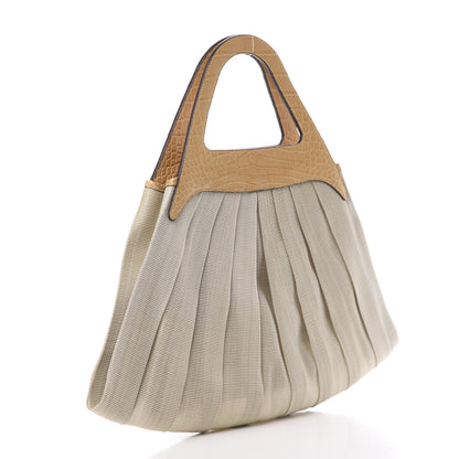 Hermes Toile Crocodile Petit H Tote 3 of 10