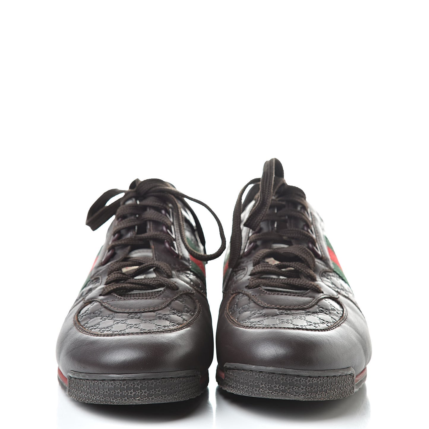 Guccissima Web Mens Sneakers 8.5 Brown