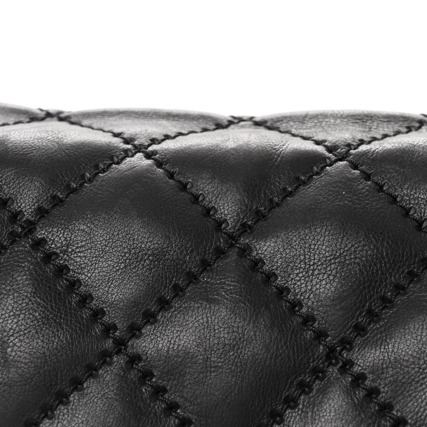 Chanel Calfskin Quilted Retro Chain Flap Black 8 of 12