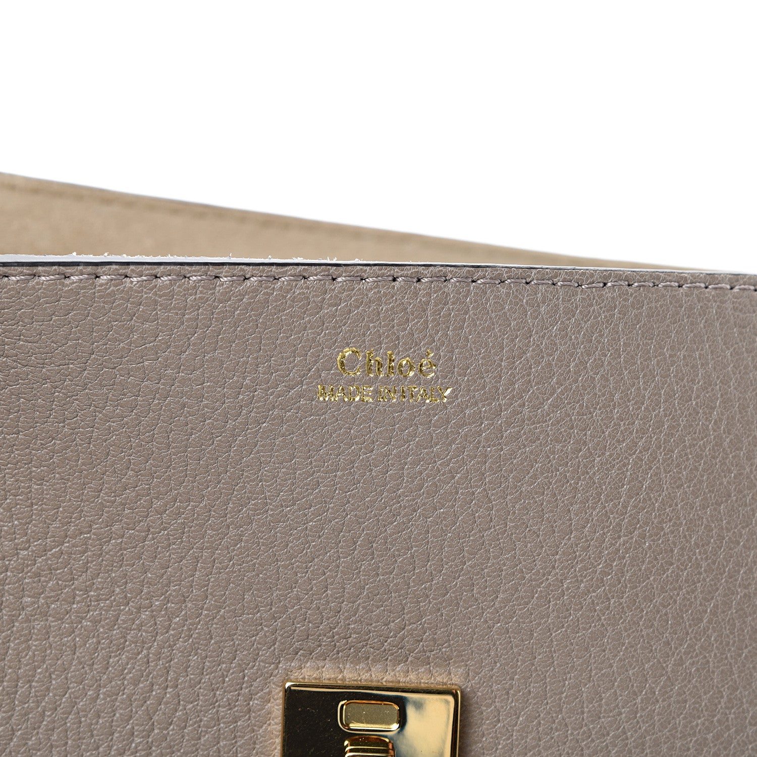 Chloe Grained Lambskin Drew Shoulder Bag Motty Grey 5 of 10