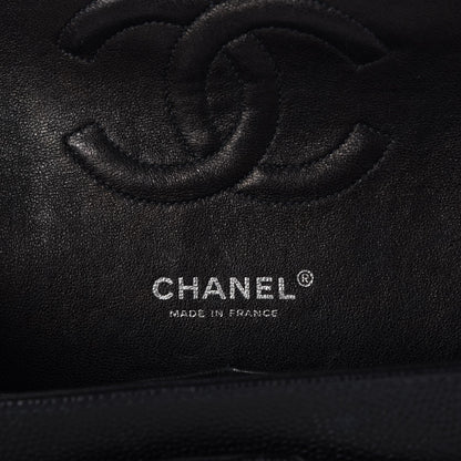 Chanel Caviar Quilted Medium Double Flap Black 7 of 13