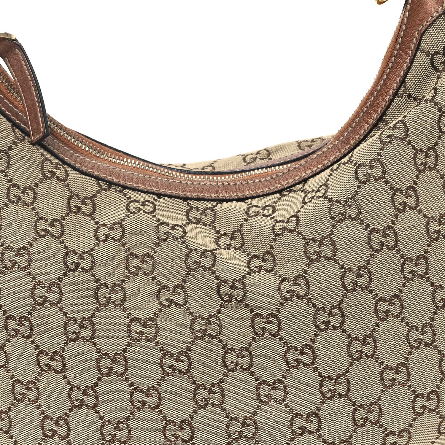 Gucci Monogram Medium GG Twins Hobo Bronze 8 of 14