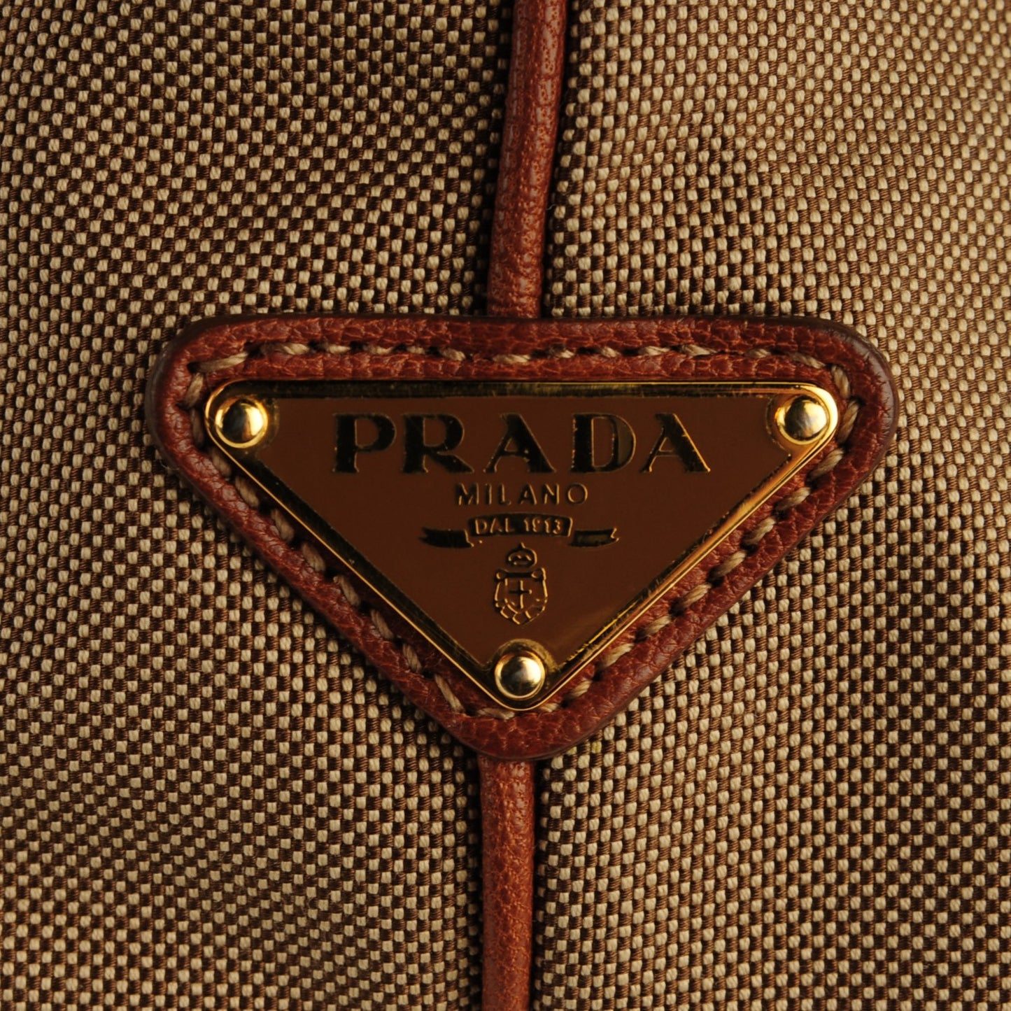 Jacquard Logo Tote Corda Bruciato
