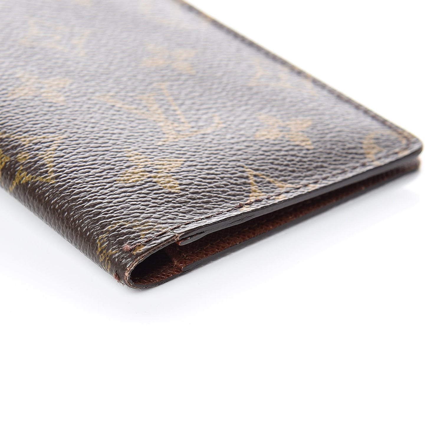 Monogram Checkbook Holder Case Wallet