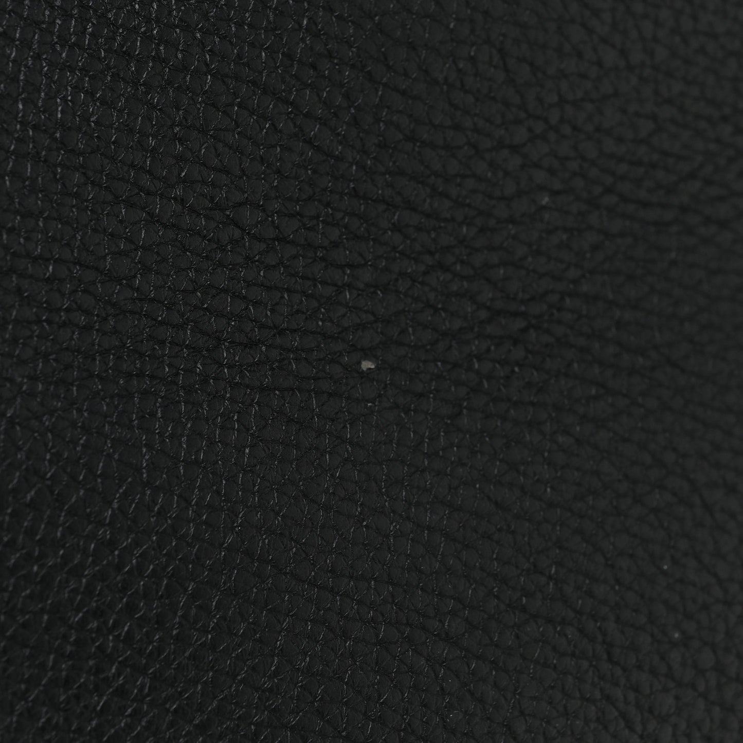 Supple Grained Calfskin Small Big Bag Black