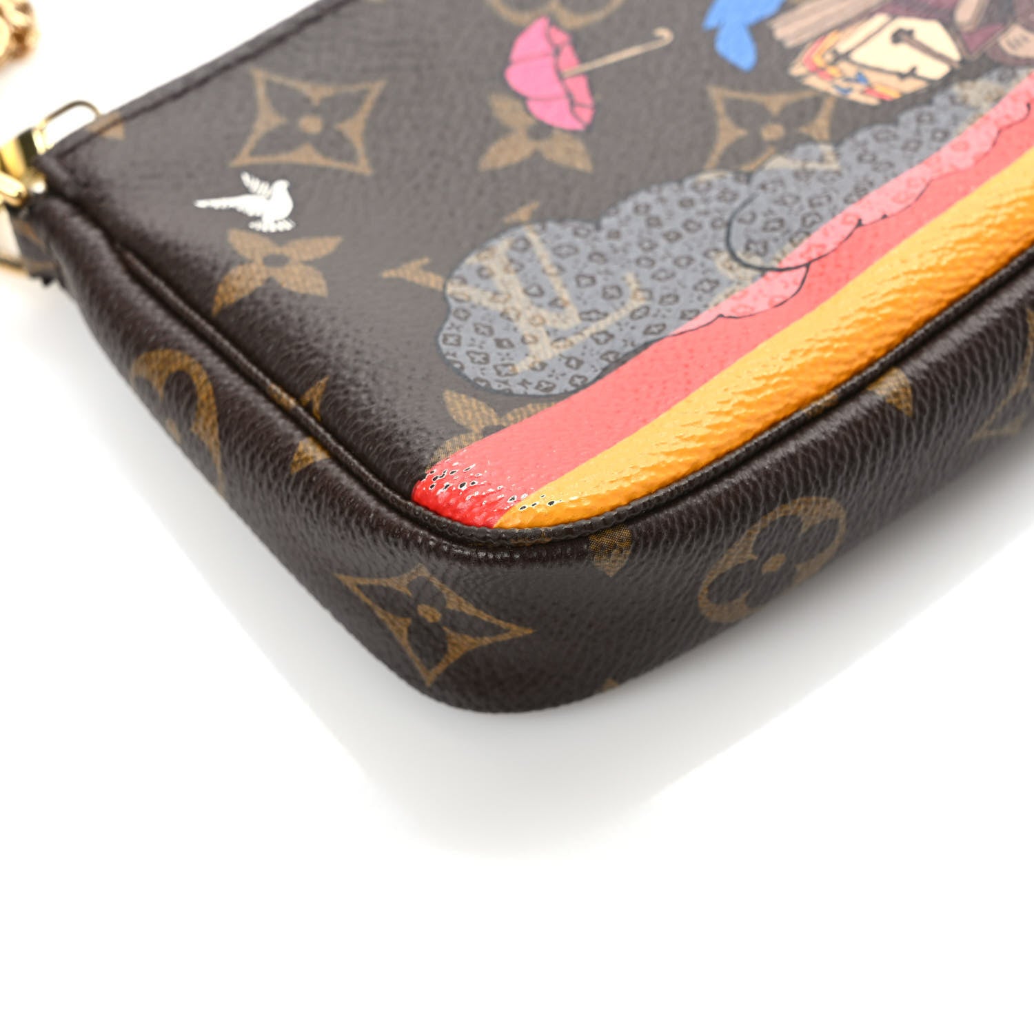Louis Vuitton Monogram 2015 Christmas Animation Mini Pochette Accessories 7 of 8