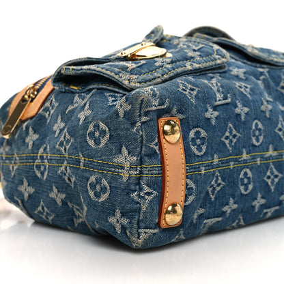 Louis Vuitton Monogram Denim Baggy PM Blue 8 of 13