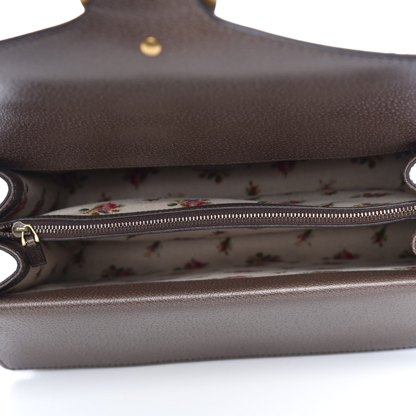 Calfskin Web Floral Embroidered Medium Dionysus Shoulder Bag New Acero