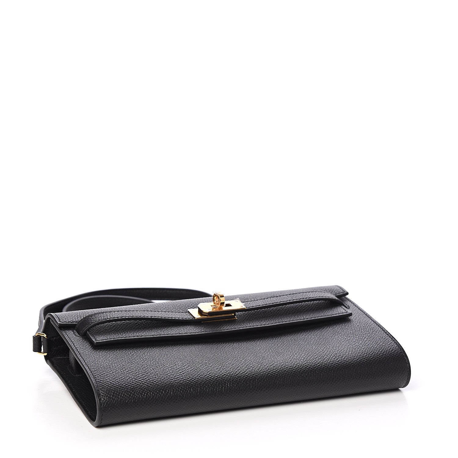 Hermes Epsom Kelly Wallet To Go Black 3 of 8