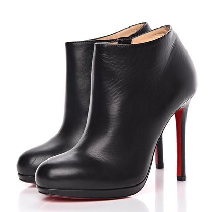 Christian Louboutin Calfskin Bella Top 120 Ankle Boots 35 Black 4 of 11