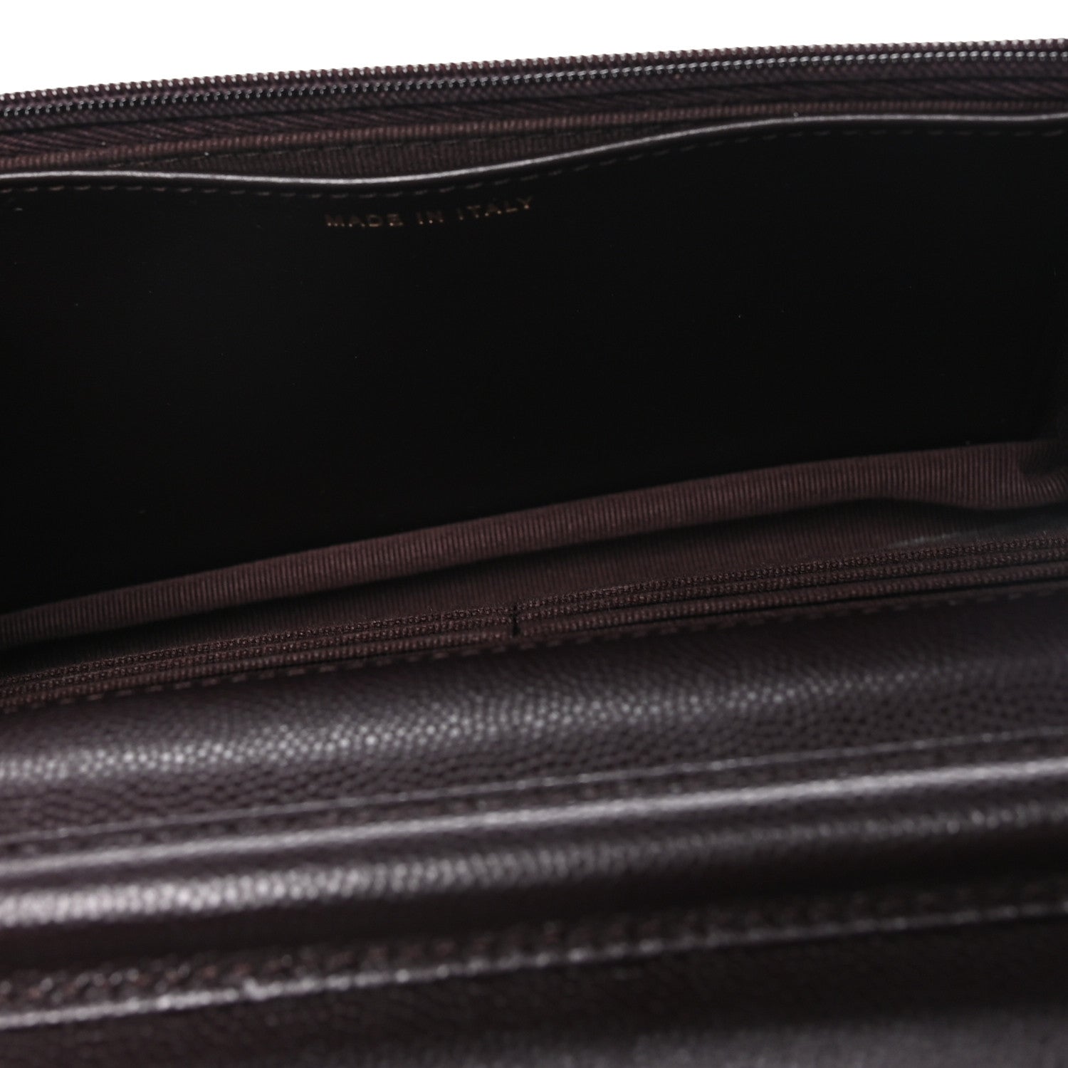 Chanel Caviar Quilted Wallet on Chain WOC Dark Brown 4 of 9
