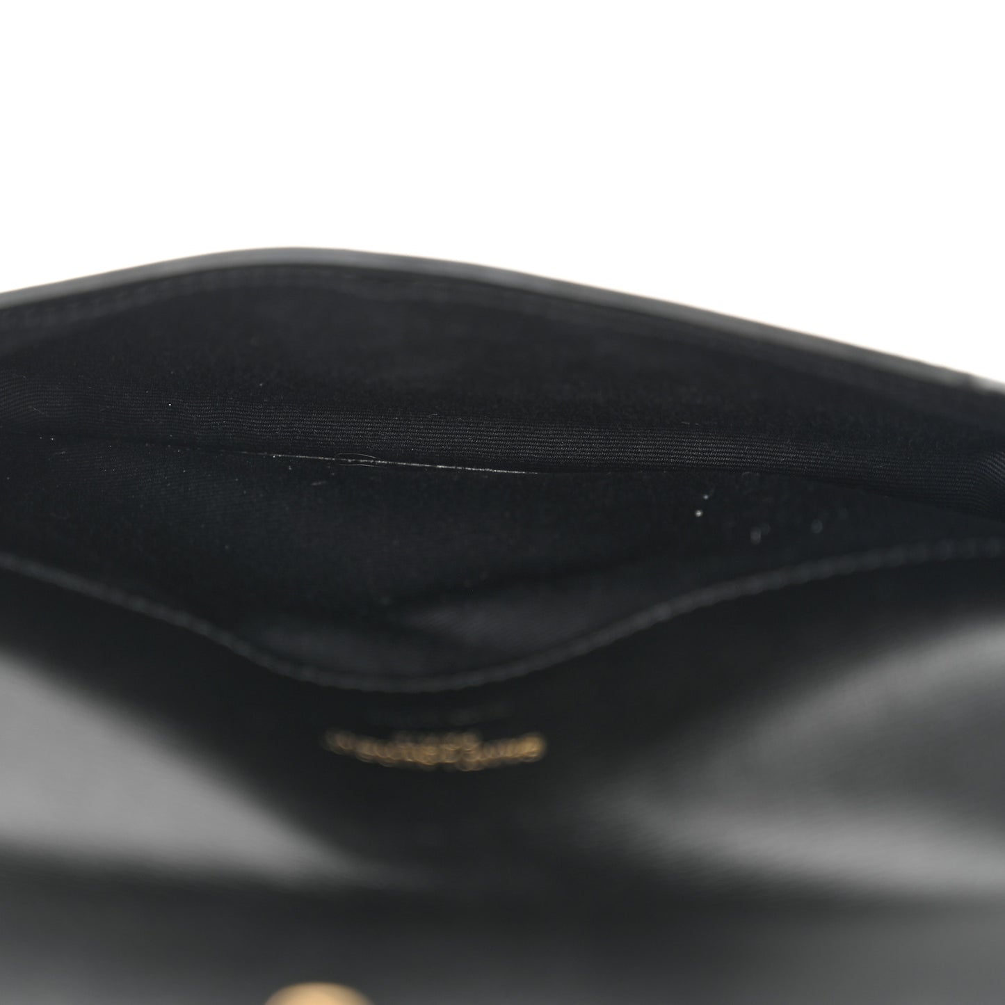 Smooth Calfskin Monogram Phone Holder Crossbody Black