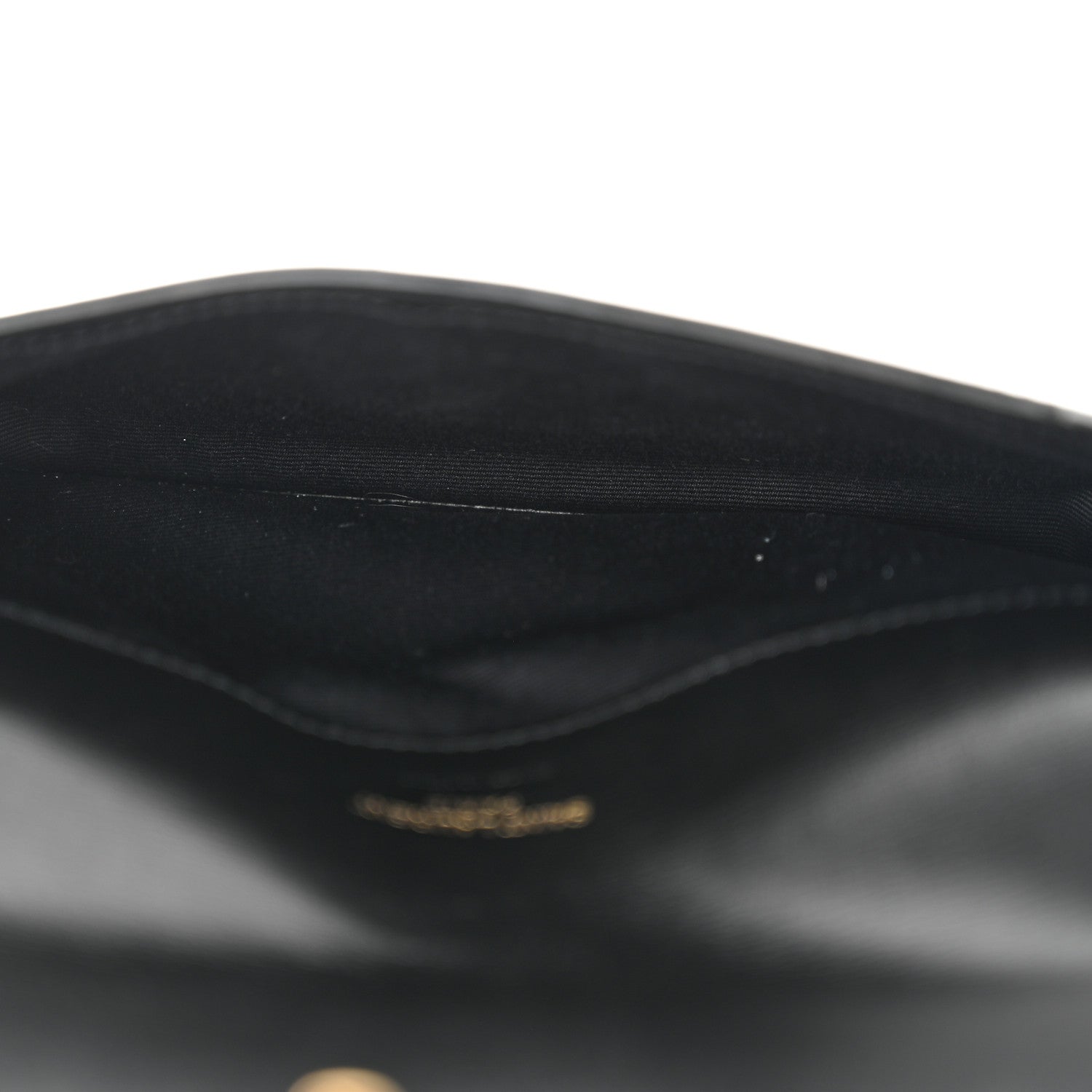 Saint Laurent Smooth Calfskin Monogram Phone Holder Crossbody Black 5 of 11
