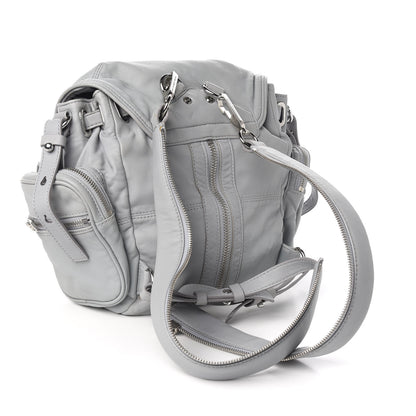 Alexander Wang Lambskin Mini Marti Backpack Washed Powder Rhodium Hardware 1 of 8