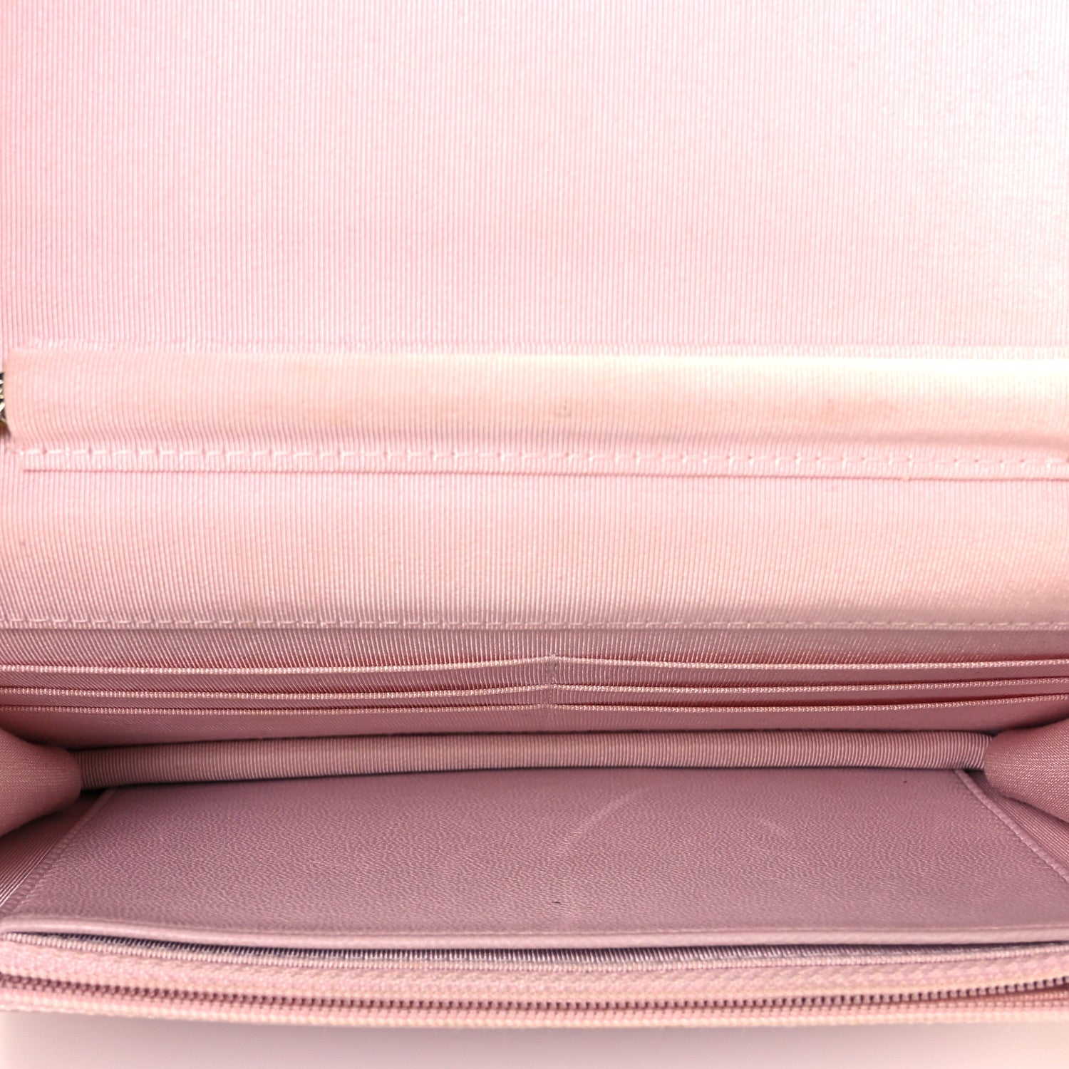 Chanel Lambskin Quilted Wallet on Chain WOC Yellow 5 of 10