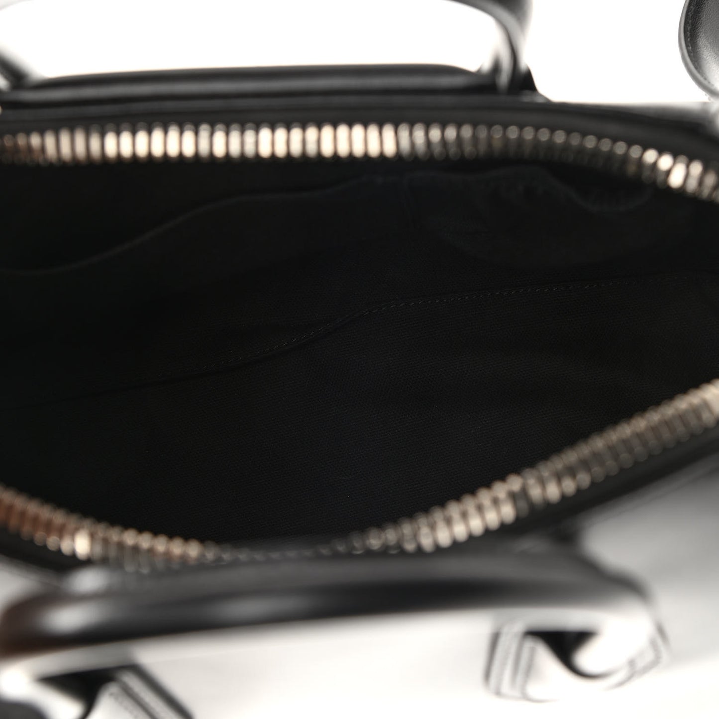 Shiny Lord Calfskin Small Antigona Black