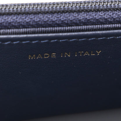 Chanel Tweed Quilted Wallet on Chain WOC Pink Blue Beige 7 of 12