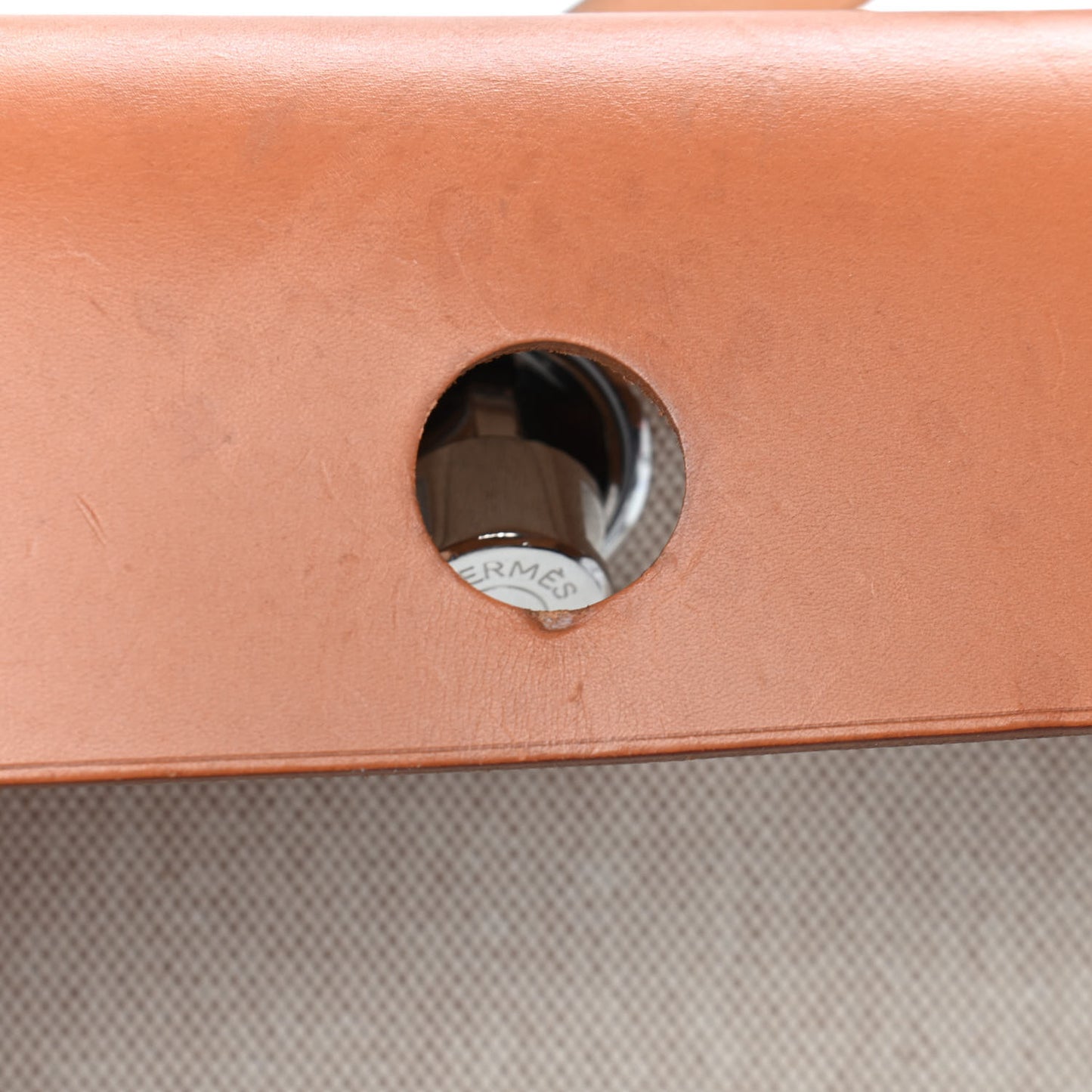 Toile Vache Calfskin Herbag 30 PM Natural