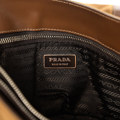 Prada Tessuto Nylon Saffiano Tote Cammello 5 of 9