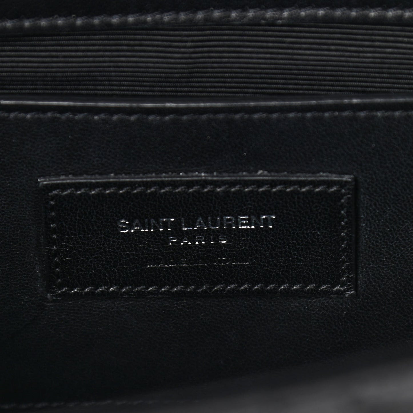 Python Calfskin Embossed Medium Kate Satchel Black