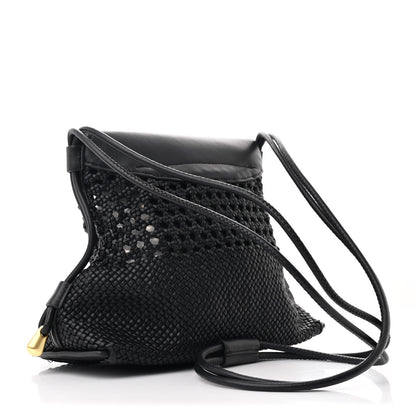 3.1 Phillip Lim Verona Calfskin Macrame Petite Soft ID Shoulder Bag Black 3 of 11