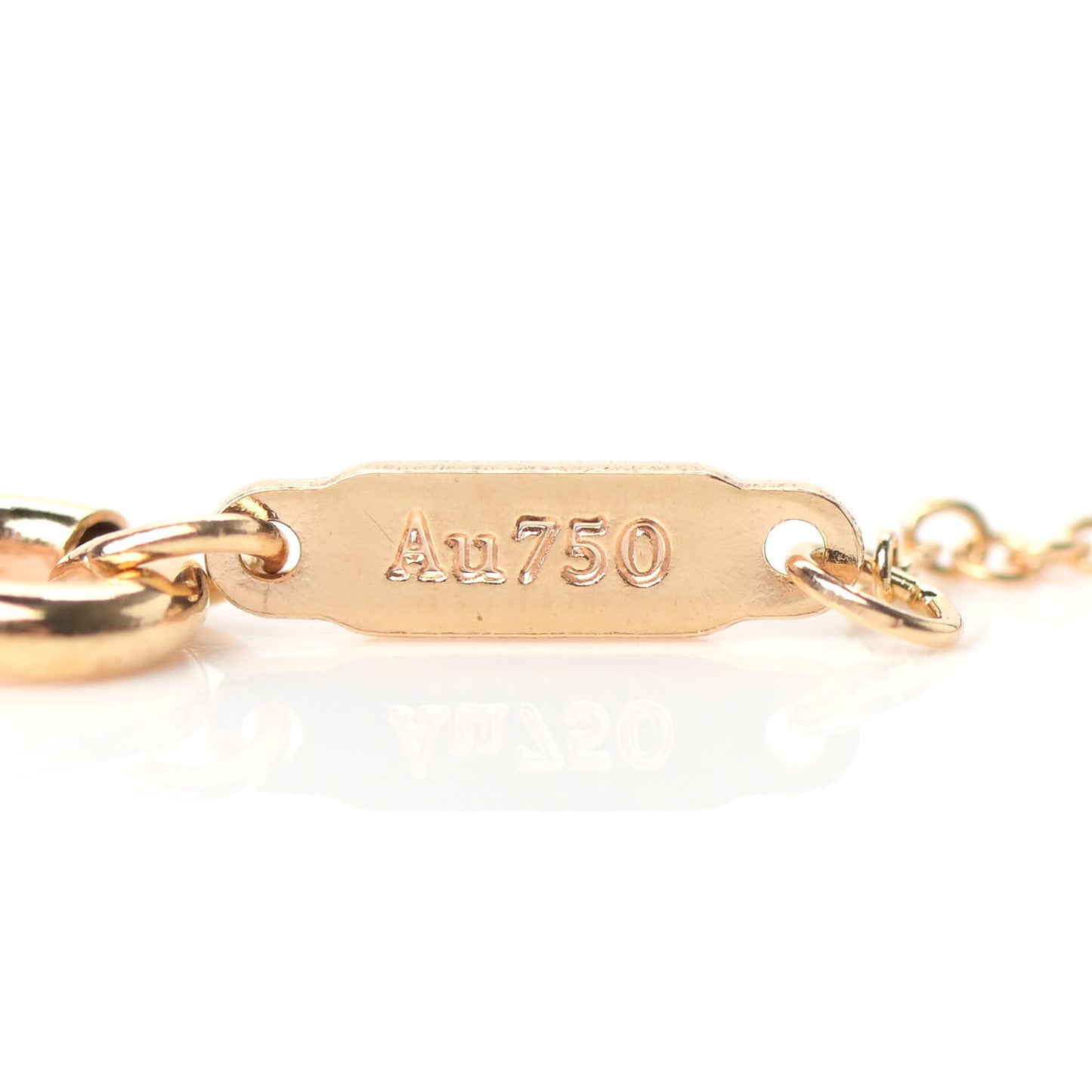 18K Rose Gold Mini Heart Key Pendant Necklace