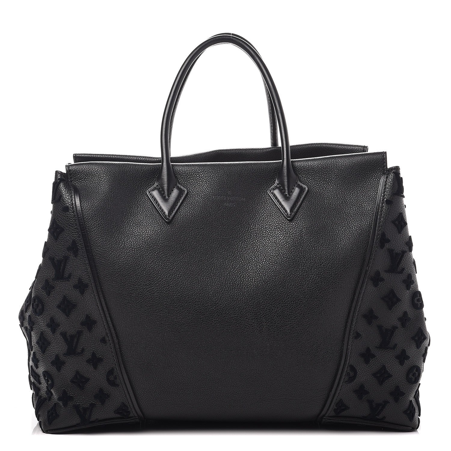 Louis Vuitton Cuir Orfevre Veau Cachemire Tote W GM Black 1 of 7