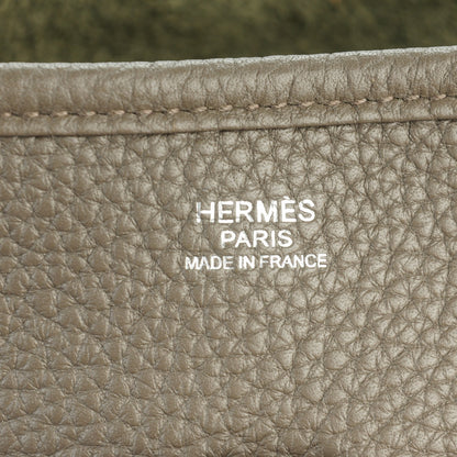 Hermes Taurillon Clemence Evelyne III PM Etain 3 of 13