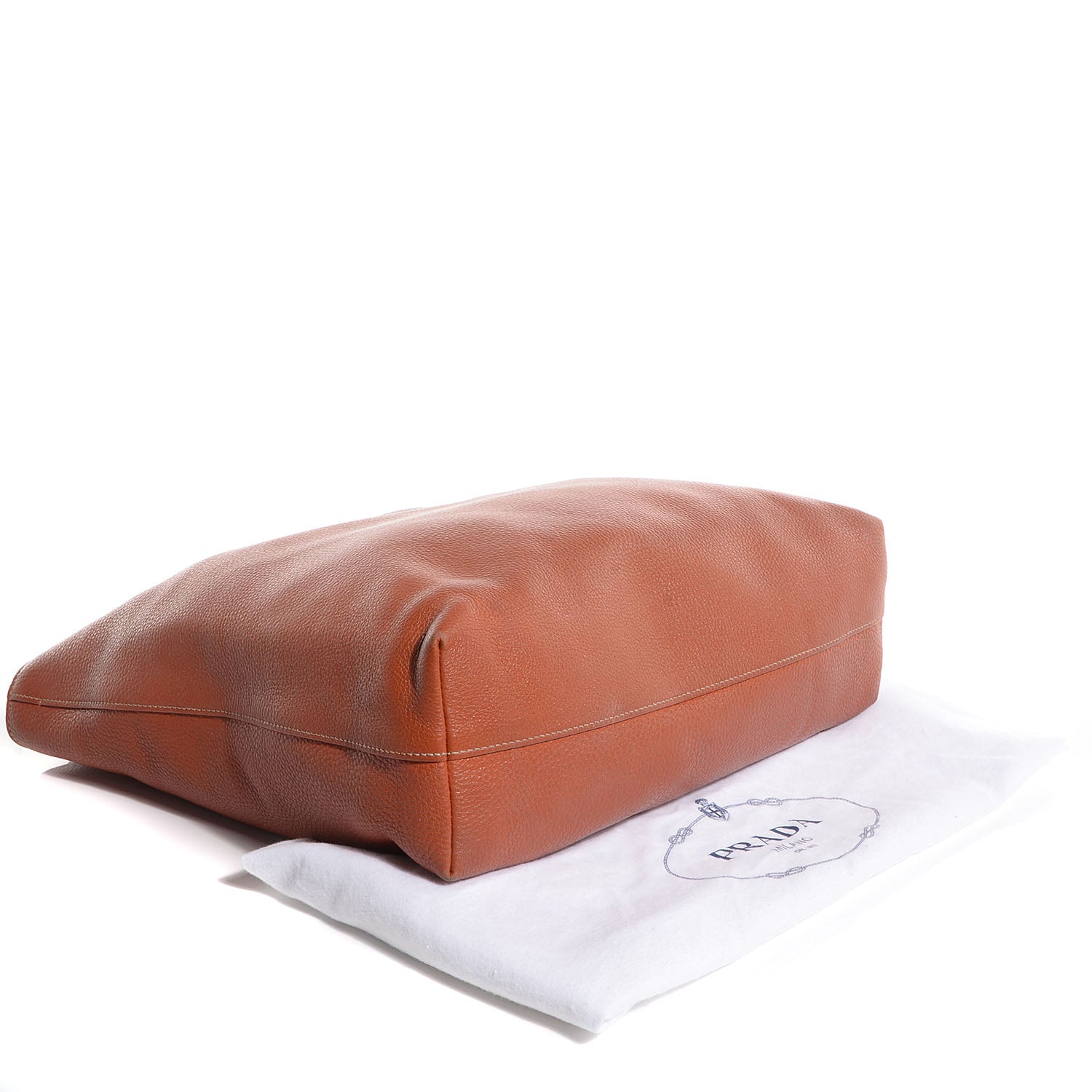 Prada Vitello Daino Shopping Tote Rame 4 of 10