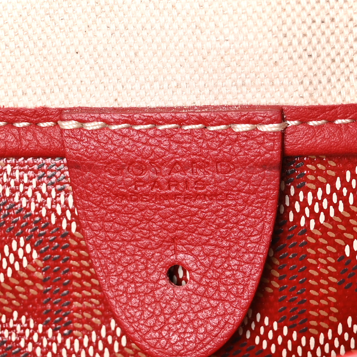 Goyard Goyardine Artois MM Red 6 of 12