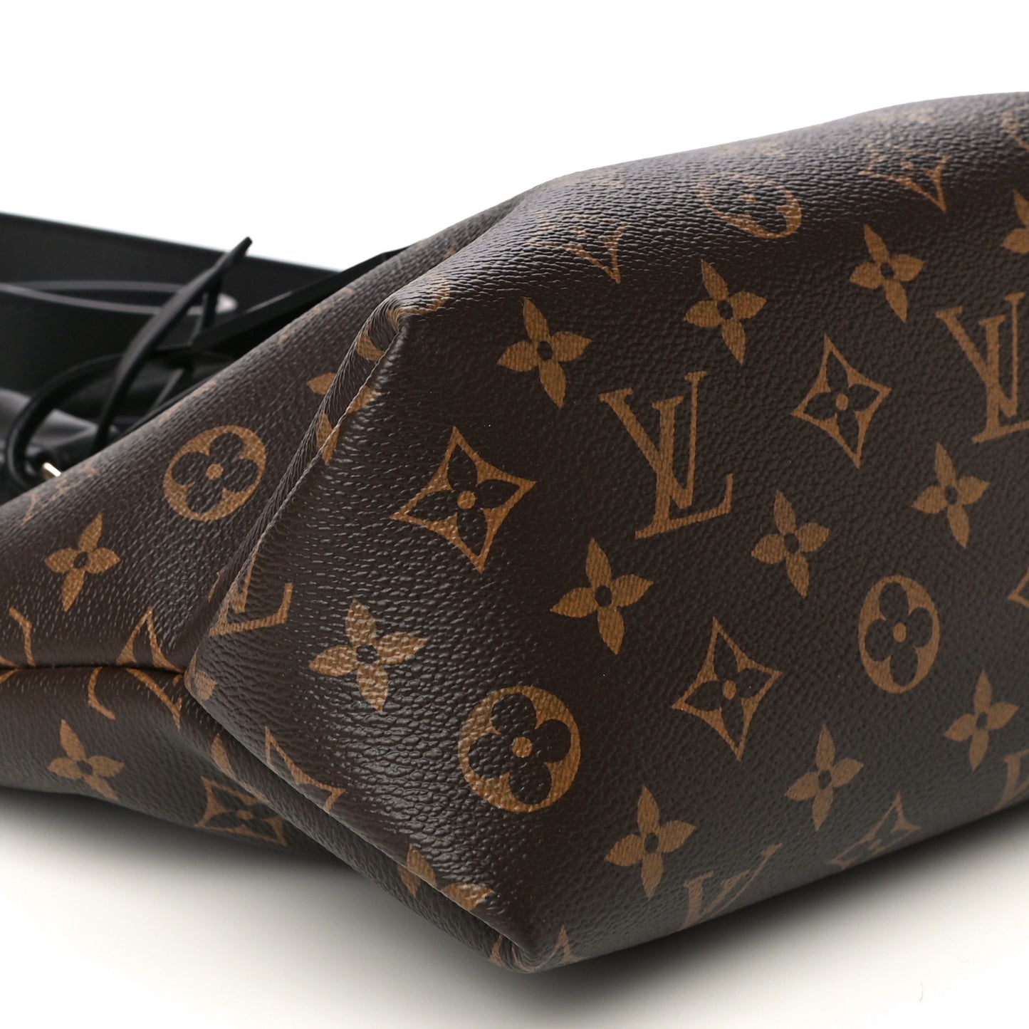 Monogram Flower Zipped Tote PM Black