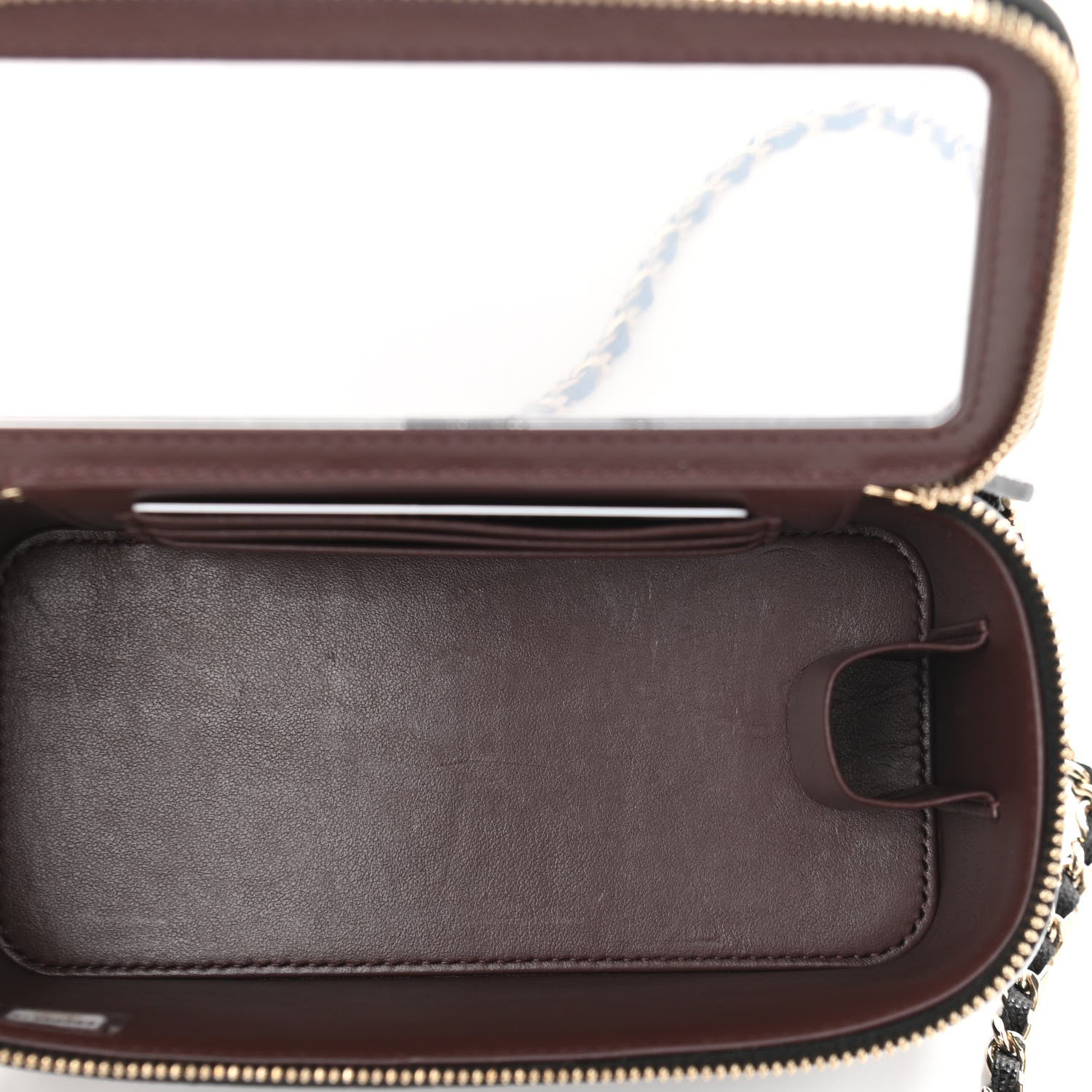 Chanel Caviar Quilted Small Vanity Case With Chain Black 5 of 11