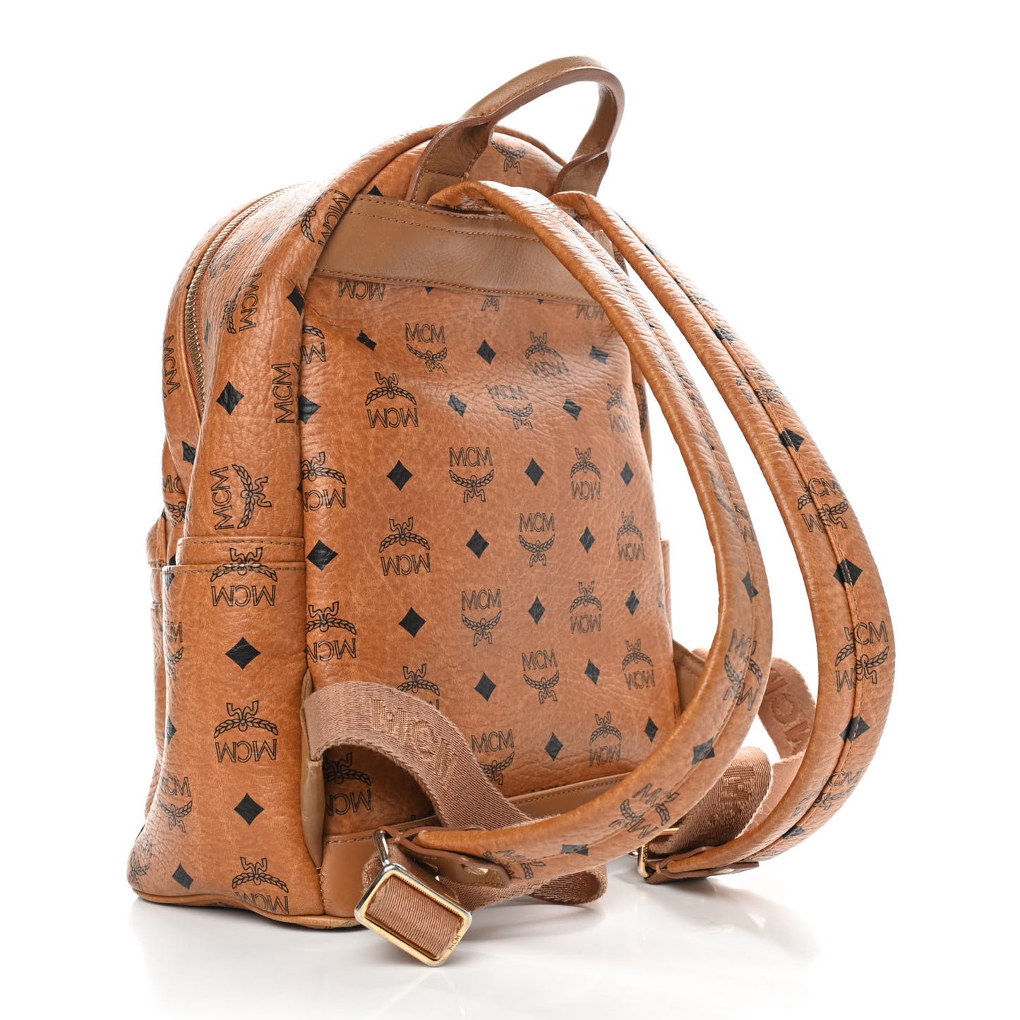 Visetos Small Sprinkle Stud Stark Backpack Cognac