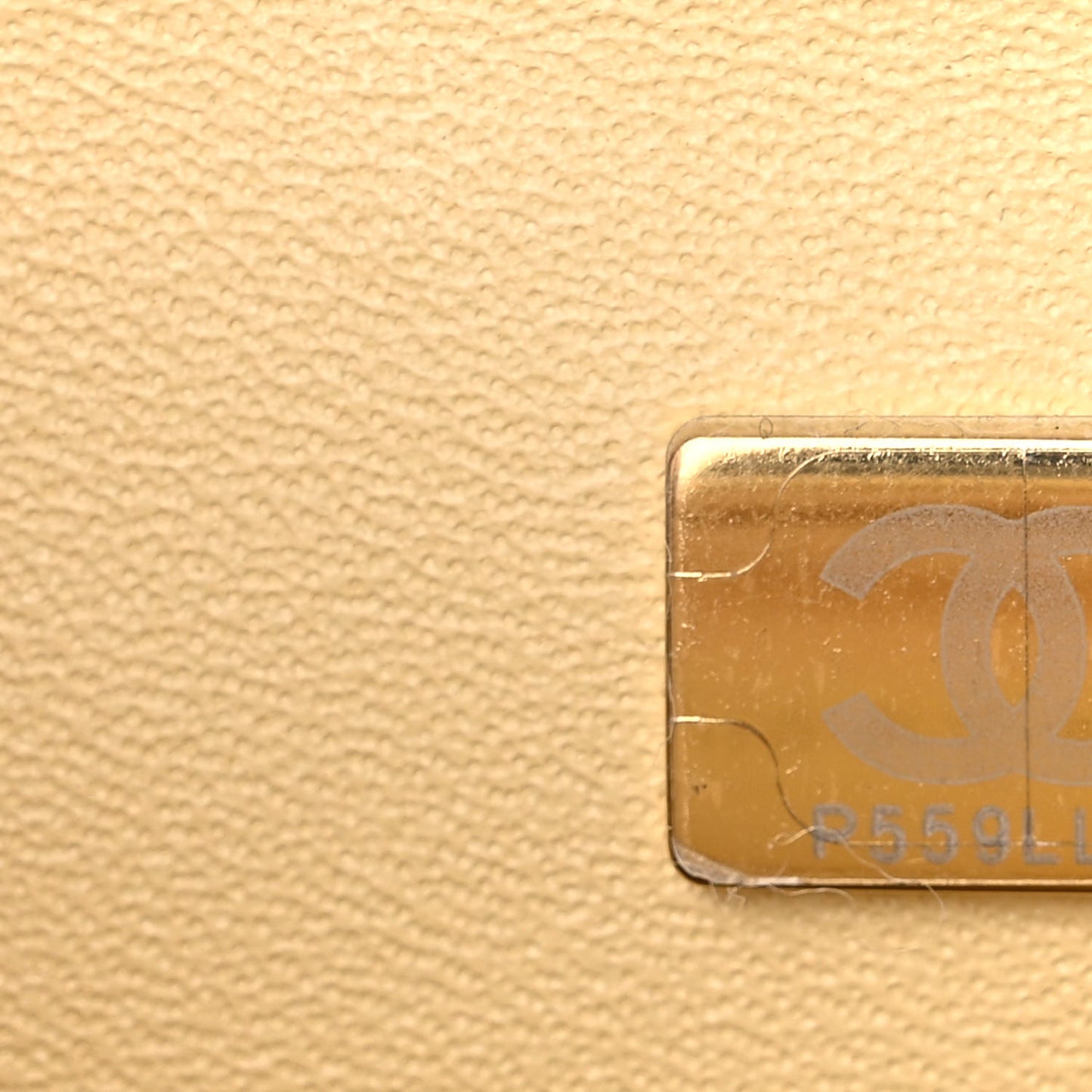 Lambskin Quilted Mini Top Handle Rectangular Flap Yellow